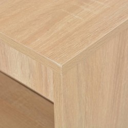 Table de bar avec étagère Chêne 110x50x103 cm 581979581979