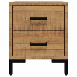 Tables de chevet 2 pcs 36x30x45 cm Bois de pin massif 581985581985