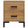 Tables de chevet 2 pcs 36x30x45 cm Bois de pin massif 581985581985