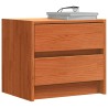 Tables de chevet 2 pcs Brun cire 40 x 30.5 x 35.5 cm 581987581987