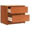 Tables de chevet 2 pcs Brun cire 40 x 30.5 x 35.5 cm 581987581987