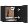 Tables de chevet 2 pcs Noir 30,5x30x30 cm Bois d'ingénierie 581988581988