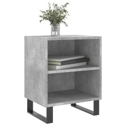 Tables de chevet 2 pcs gris béton 40x30x50 cm bois d'ingénierie 581990581990