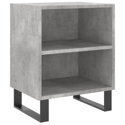 Tables de chevet 2 pcs gris béton 40x30x50 cm bois d'ingénierie 581990581990