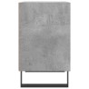 Tables de chevet 2 pcs gris béton 40x30x50 cm bois d'ingénierie 581990581990