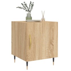 Tables de chevet 2 pcs chêne sonoma 40x40x50 cm bois ingénierie 581991581991