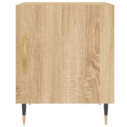 Tables de chevet 2 pcs chêne sonoma 40x40x50 cm bois ingénierie 581991581991