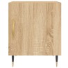 Tables de chevet 2 pcs chêne sonoma 40x40x50 cm bois ingénierie 581991581991