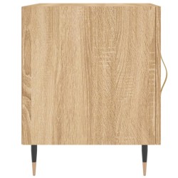 Tables de chevet 2 pcs chêne sonoma 40x40x50 cm bois ingénierie 581991581991