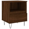 Tables de chevet 2 pcs chêne marron 40x35x50 cm bois ingénierie 581992581992