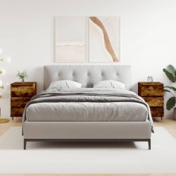 Tables de chevet 2 pcs chêne fumé 40x35x69 cm bois ingénierie 581993581993