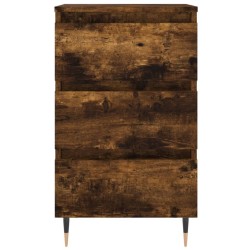 Tables de chevet 2 pcs chêne fumé 40x35x69 cm bois ingénierie 581993581993