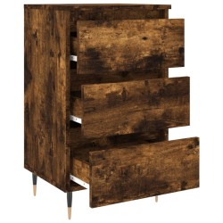 Tables de chevet 2 pcs chêne fumé 40x35x69 cm bois ingénierie 581993581993