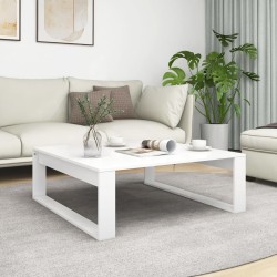 Table basse Blanc 100x100x35 cm Bois d’ingénierie 581996581996