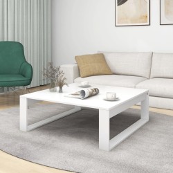 Table basse Blanc 100x100x35 cm Bois d’ingénierie 581996581996