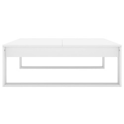 Table basse Blanc 100x100x35 cm Bois d’ingénierie 581996581996