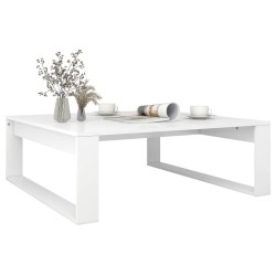 Table basse Blanc 100x100x35 cm Bois d’ingénierie 581996581996