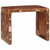 Table d'appoint Marron 60 x 35 x 46 cm Bois Recyclé Solide 581997581997