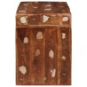 Table d'appoint Marron 60 x 35 x 46 cm Bois Recyclé Solide 581997581997