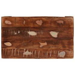 Table d'appoint Marron 60 x 35 x 46 cm Bois Recyclé Solide 581997581997