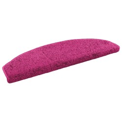 Tapis d'escalier auto-adhésifs 15 pcs Rose 80 x 24,5 x 3,5 cm 581998581998