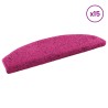 Tapis d'escalier auto-adhésifs 15 pcs Rose 80 x 24,5 x 3,5 cm 581998581998