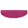 Tapis d'escalier auto-adhésifs 15 pcs Rose 80 x 24,5 x 3,5 cm 581998581998