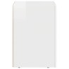 Table de chevet ELST Blanc brillant 29,5 x 33,5 x 50 cm 582001582001