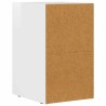 Table de chevet ELST Blanc brillant 29,5 x 33,5 x 50 cm 582001582001