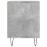Table de chevet gris béton 40x35x50 cm bois d’ingénierie 582002582002