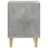 Table de chevet Gris béton 43 x 34,5 x 48 cm Bois d'ingénierie 582003582003