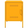 Table de chevet jaune moutarde 36x39x50,5 cm acier 582006582006
