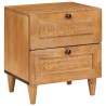 Table de chevet Marron Clair 40 x 33 x 46 cm Bois d'ingénierie 582007582007