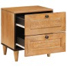 Table de chevet Marron Clair 40 x 33 x 46 cm Bois d'ingénierie 582007582007