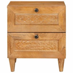 Table de chevet Marron Clair 40 x 33 x 46 cm Bois d'ingénierie 582007582007