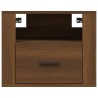 Table de chevet murale Chêne marron 50x36x40 cm 582011582011