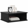 Table de chevet Chêne noir 40 x 31 x 15 cm Bois d'ingénierie 582012582012