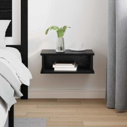 Table de chevet Chêne noir 40 x 31 x 15 cm Bois d'ingénierie 582012582012