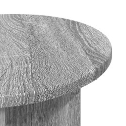 Table d'appoint Sonoma gris Ø 39 x 38 cm Bois d'ingénierie 582015582015