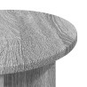 Table d'appoint Sonoma gris Ø 39 x 38 cm Bois d'ingénierie 582015582015