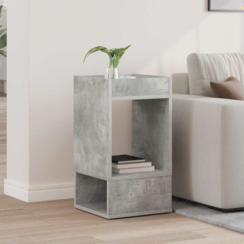 Table d'appoint Gris béton 30 x 30 x 56 cm Bois d'ingénierie 582016582016