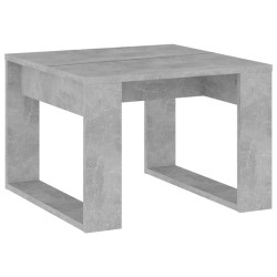 Table d'appoint Gris béton 50x50x35 cm Bois d’ingénierie 582017582017