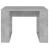 Table d'appoint Gris béton 50x50x35 cm Bois d’ingénierie 582017582017