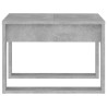 Table d'appoint Gris béton 50x50x35 cm Bois d’ingénierie 582017582017