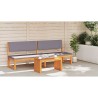 Table d'appoint Huile Naturelle 70 x 35 x 35 cm 582018582018