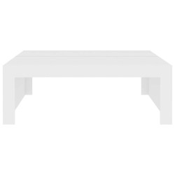 Table basse blanc 100x100x35 cm bois d'ingénierie 582019582019