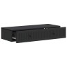 Table d'appoint murale Noir 87,5 x 34,5 x 17 cm 582023582023