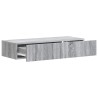 Table d'appoint murale Sonoma gris 87,5 x 34,5 x 17 cm 582024582024