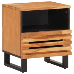 Table de chevet 40x34x46 cm bois d'acacia massif 582028582028