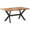 Table de salle à manger 160x80x75 cm Bois avec finition miel 582035582035